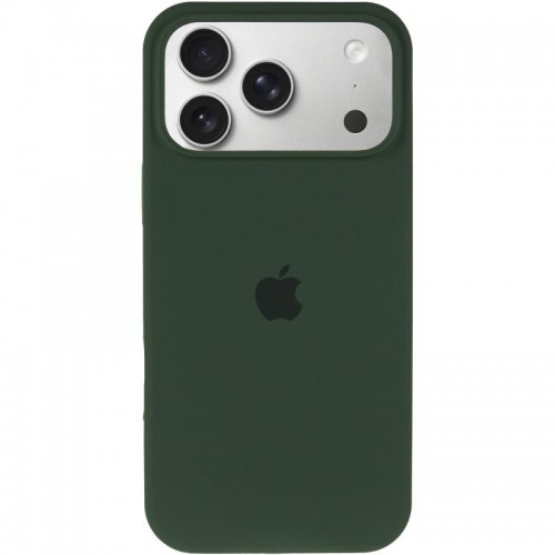 Чехол Silicone Case Full Protective (AA) для Apple iPhone 17 Pro (6.3") Зелёный / Cyprus Green
