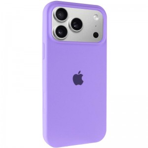 Чехол Silicone Case Full Protective (AA) для Apple iPhone 17 Pro (6,3") Сиреневый / Dasheen