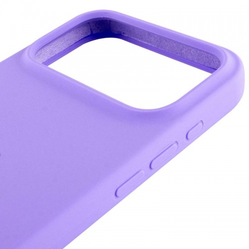 Чехол Silicone Case Full Protective (AA) для Apple iPhone 17 Pro (6,3") Сиреневый / Dasheen