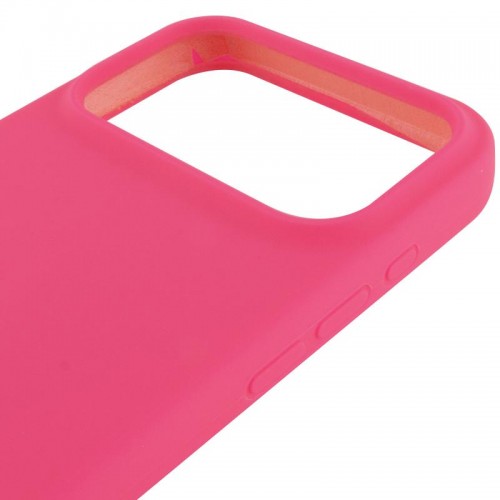 Чохол Silicone Case Full Protective (AA) для Apple iPhone 17 Pro Max (6.9") Рожевий / Barbie pink