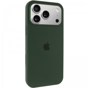 Чохол Silicone Case Full Protective (AA) для Apple iPhone 17 Pro Max (6.9") Зелений / Cyprus Green