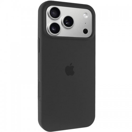 Чехол Silicone Case Full Protective (AA) для Apple iPhone 17 Pro Max (6.9") Чёрный / Black
