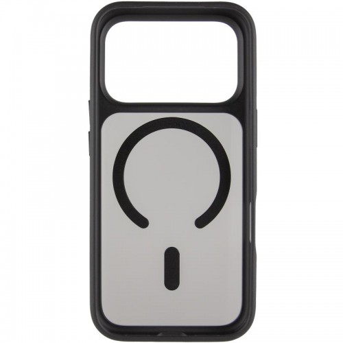TPU+PC чохол Metal Buttons with MagSafe для Apple iPhone 17 Pro (6.3") Чорний / Black