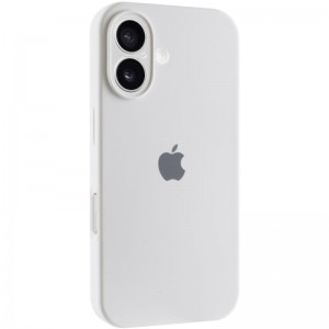Чохол Silicone Case Full Camera Protective (AA) для Apple iPhone 17 (6.3") Білий / White