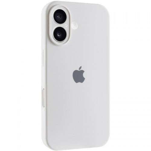 Чохол Silicone Case Full Camera Protective (AA) для Apple iPhone 17 (6.3") Білий / White