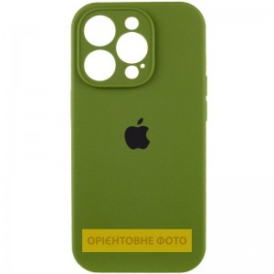 Чохол Silicone Case Full Camera Protective (AA) для Apple iPhone 17 Air (6.5") Зелений / Dark Olive
