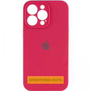 Чохол Silicone Case Full Camera Protective (AA) для Apple iPhone 17 Air (6.5") Червоний / Rose Red