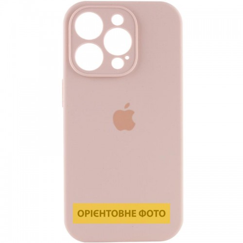 Чехол Silicone Case Full Camera Protective (AA) для Apple iPhone 17 Pro (6.3") Розовый / Pink Sand