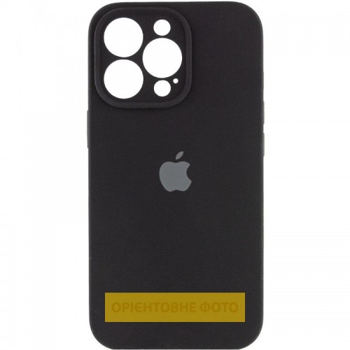 Чохол Silicone Case Full Camera Protective (AA) для Apple iPhone 17 Pro Max (6.9") Чорний / Black
