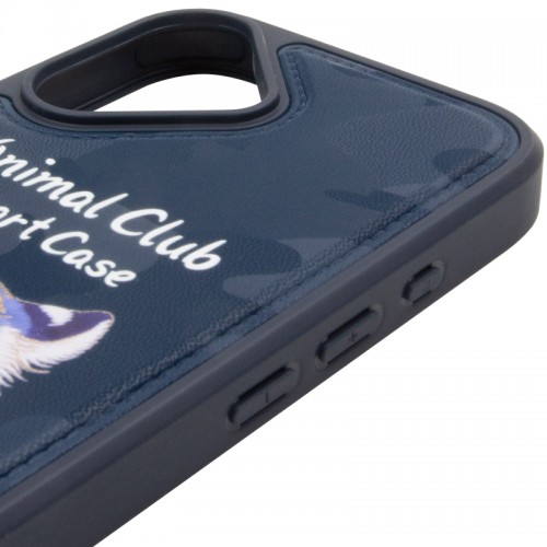 TPU+PC чохол Animal Club для Apple iPhone 16 (6.1") Royal Blue