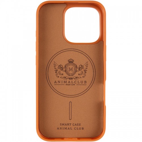 TPU+PC чохол Animal Club для Apple iPhone 16 Pro (6.3") Chocolate Brown