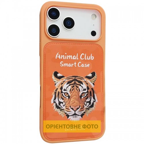 TPU+PC чохол Animal Club для Apple iPhone 16 Pro (6.3") Hermes Orange