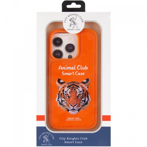 TPU+PC чехол Animal Club для Apple iPhone 16 Pro (6.3") Hermes Orange