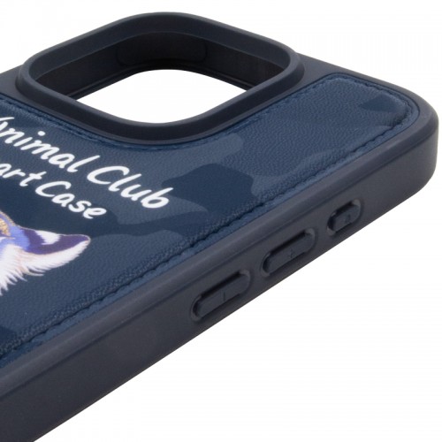 TPU+PC чохол Animal Club для Apple iPhone 16 Pro Max (6.9") Royal Blue