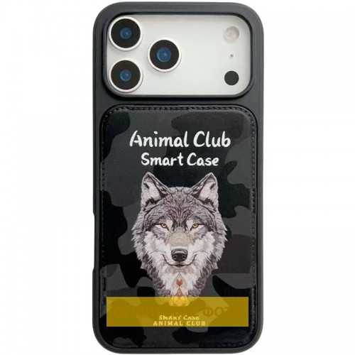 TPU+PC чехол Animal Club для Apple iPhone 17 (6,3") Черный