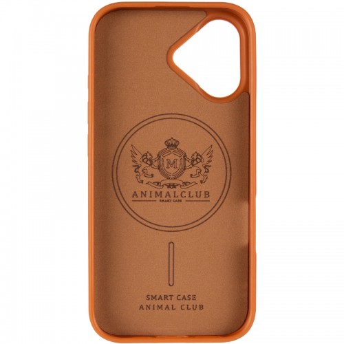TPU+PC чохол Animal Club для Apple iPhone 17 (6.3") Chocolate Brown