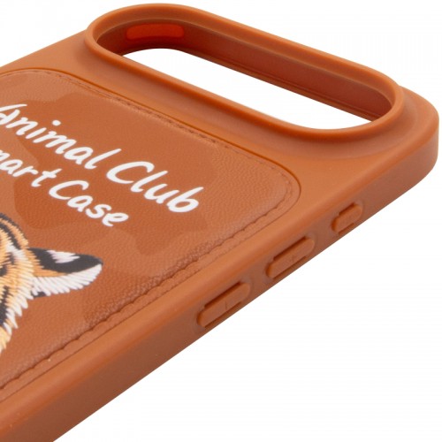 TPU+PC чохол Animal Club для Apple iPhone 17 Air (6.5") Chocolate Brown