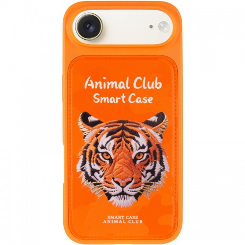 TPU+PC чохол Animal Club для Apple iPhone 17 Air (6.5") Hermes Orange
