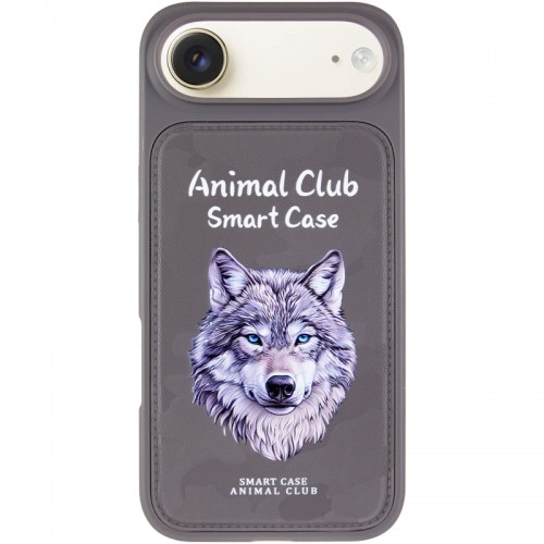TPU+PC чохол Animal Club для Apple iPhone 17 Air (6.5") Titanium Gray