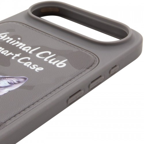 TPU+PC чохол Animal Club для Apple iPhone 17 Air (6.5") Titanium Gray