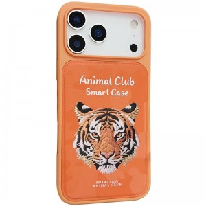 TPU+PC чохол Animal Club для Apple iPhone 17 Pro (6.3") Hermes Orange