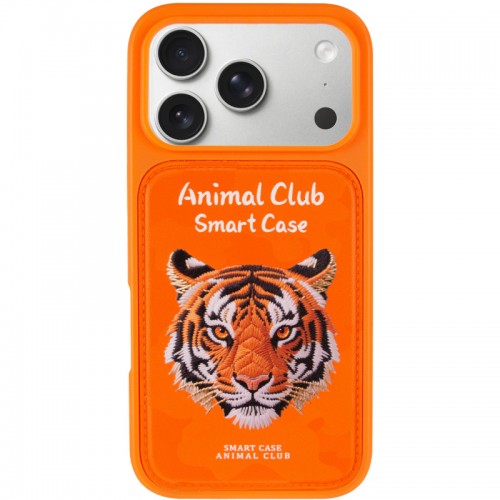 TPU+PC чохол Animal Club для Apple iPhone 17 Pro (6.3") Hermes Orange