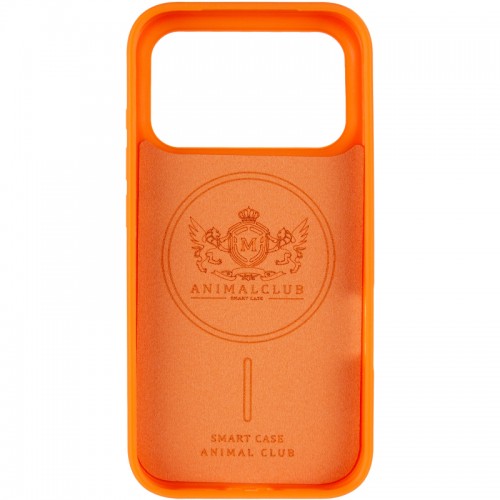 TPU+PC чохол Animal Club для Apple iPhone 17 Pro (6.3") Hermes Orange