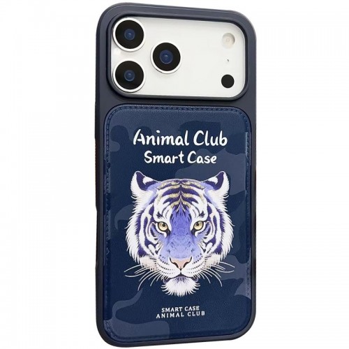 TPU+PC чехол Animal Club для Apple iPhone 17 Pro (6.3") Королевский синий