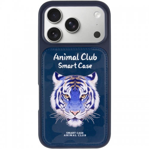 TPU+PC чохол Animal Club для Apple iPhone 17 Pro (6.3") Royal Blue
