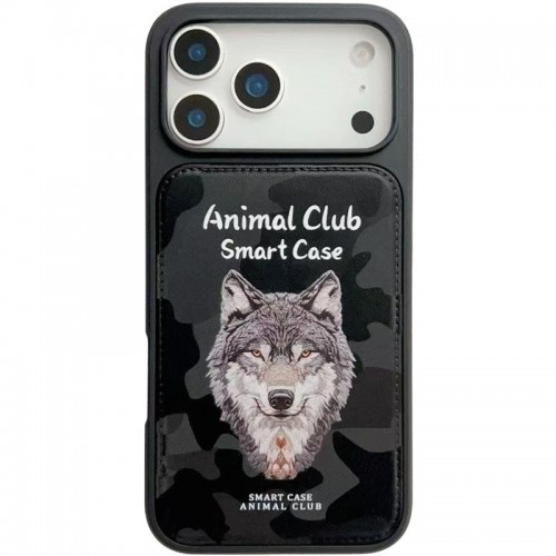 Чехол TPU+PC Animal Club для Apple iPhone 17 Pro Max (6,9") Черный