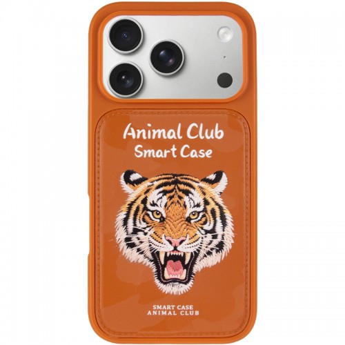 TPU+PC чохол Animal Club для Apple iPhone 17 Pro Max (6.9") Chocolate Brown