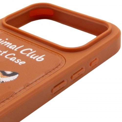 TPU+PC чохол Animal Club для Apple iPhone 17 Pro Max (6.9") Chocolate Brown