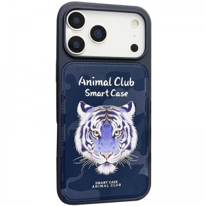 TPU+PC чохол Animal Club для Apple iPhone 17 Pro Max (6.9") Royal Blue