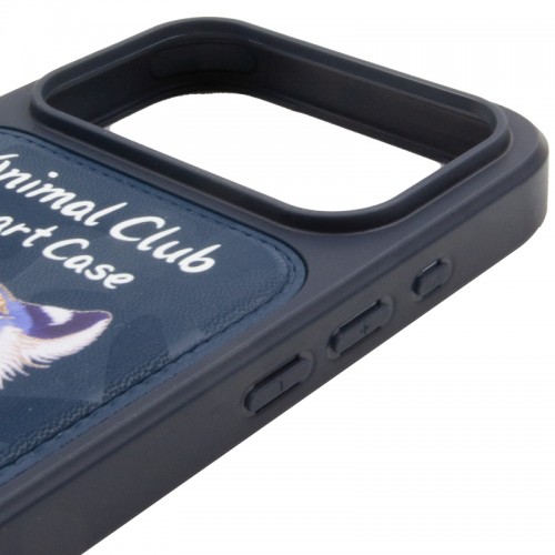 TPU+PC чохол Animal Club для Apple iPhone 17 Pro Max (6.9") Royal Blue