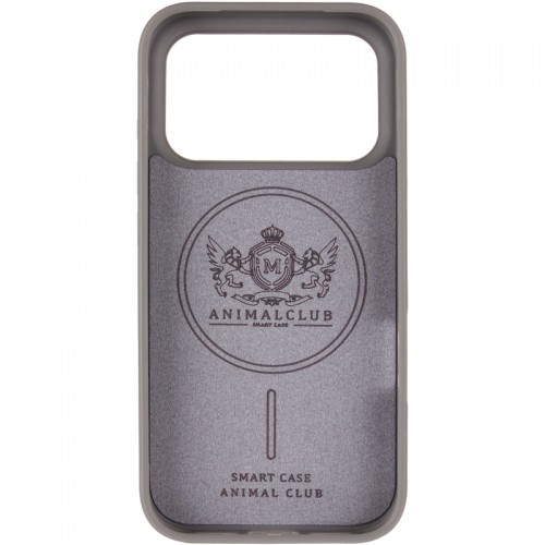 TPU+PC чохол Animal Club для Apple iPhone 17 Pro Max (6.9") Titanium Gray