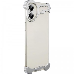 Чехол Minimalist Metal Bumper для Apple iPhone 17 (6,3") Silver