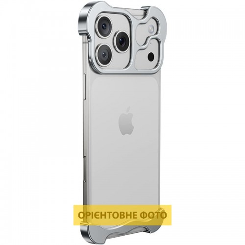 Чехол Minimalist Metal Bumper для Apple iPhone 17 Air (6,5") Silver
