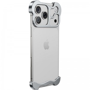 Чехол Minimalist Metal Bumper для Apple iPhone 17 Pro (6,3") Silver