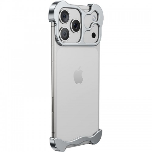 Чехол Minimalist Metal Bumper для Apple iPhone 17 Pro (6,3") Silver