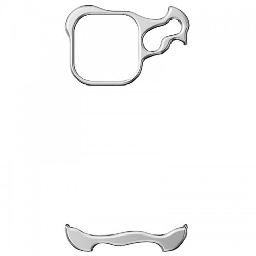 Чехол Minimalist Metal Bumper для Apple iPhone 17 Pro (6,3") Silver