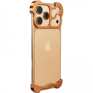 Чехол Minimalist Metal Bumper для Apple iPhone 17 Pro Max (6.9") Медь