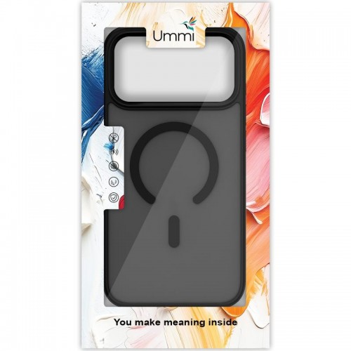 Чохол Ummi Colorful with MagSafe для Apple iPhone 17 Pro Max (6.9") Чорний / Black
