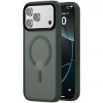 Чохол Ummi Colorful with MagSafe для Apple iPhone 17 Pro Max (6.9") Зелений / Dark Green
