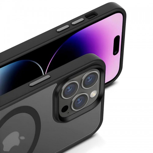 Чехол Ummi Colorful с MagSafe для Apple iPhone 13 Pro (6.1") Чёрный / Black