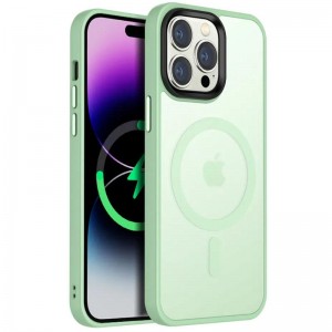 Чохол Ummi Colorful with MagSafe для Apple iPhone 13 Pro Max (6.7") М'ятний / Matcha Green