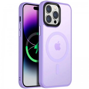 Чехол Ummi Colorful с MagSafe для Apple iPhone 13 Pro Max (6,7") Сиреневый / Light Purple