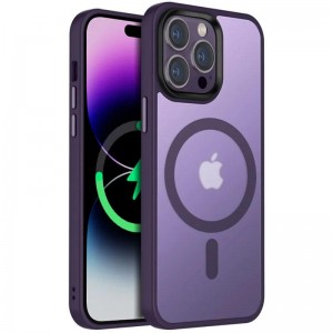 Чохол Ummi Colorful with MagSafe для Apple iPhone 14 Pro Max (6.7") Темно-фіолетовий / Dark Purple