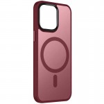 Чохол Ummi Colorful with MagSafe для Apple iPhone 15 (6.1") Бордовий / Wine Red