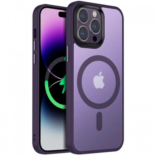 Чохол Ummi Colorful with MagSafe для Apple iPhone 15 Pro (6.1") Темно-фіолетовий / Dark Purple