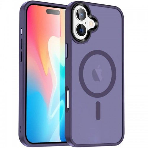 Чехол Ummi Colorful с MagSafe для Apple iPhone 16 (6.1") Тёмно-фиолетовый / Dark Purple
